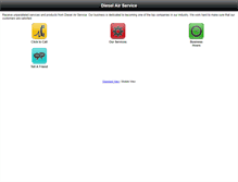 Tablet Screenshot of dieselairsystems.com